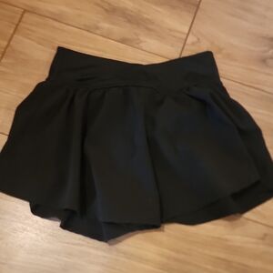 MTA Sport Black Girls' Skort - Flared Active Skirt